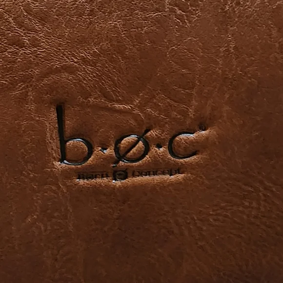 BOC Brown Embossed Shoulder Bag - Picture 6 of 8